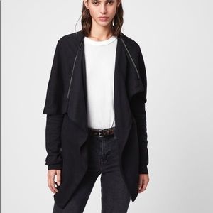 All Saints Dahlia Sweatshirt Cardigan